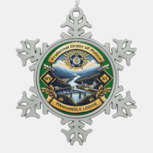 Gerahmte Schneeflocke