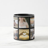 gerahmte Schwarzweißbilder Tasse (Zentrum)