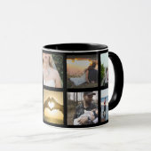 gerahmte Schwarzweißbilder Tasse (VorderseiteRechts)