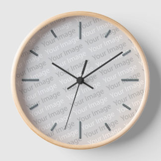 Gerahmte Uhr für Ihr Bild rund um das Holz