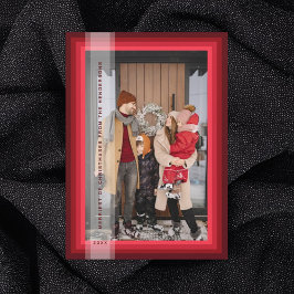 Gerahmte Weihnachtskarte Feiertagskarte