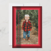 Gerahmte Weihnachtskarte Feiertagskarte (Vorderseite)