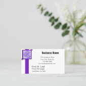 Gerahmte Wildblumen Visitenkarte (Stehend Vorderseite)