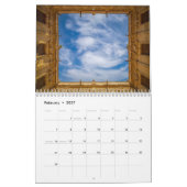 GERAHMTER 12-monatiger Kalender (Feb 2027)