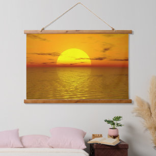 Gerahmter 36x26 Foto-Teppich für die Wanddekoratio Wandteppich Mit Holzrahmen