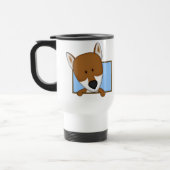 Gerahmter Cartoon Shiba Inu Reisebecher (Links)