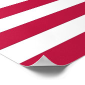 Gerahmter Druck mit Fahne aus den USA Poster (Ecke)