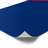 Gerahmter Druck mit Flag von Colorado, USA. Poster (Ecke)