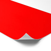 Gerahmter Druck mit kanadischer Flagge Poster (Ecke)