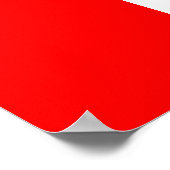 Gerahmter Druck mit kanadischer Flagge Poster (Ecke)