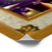 Gerahmter Eiffelturm Poster (Ecke)