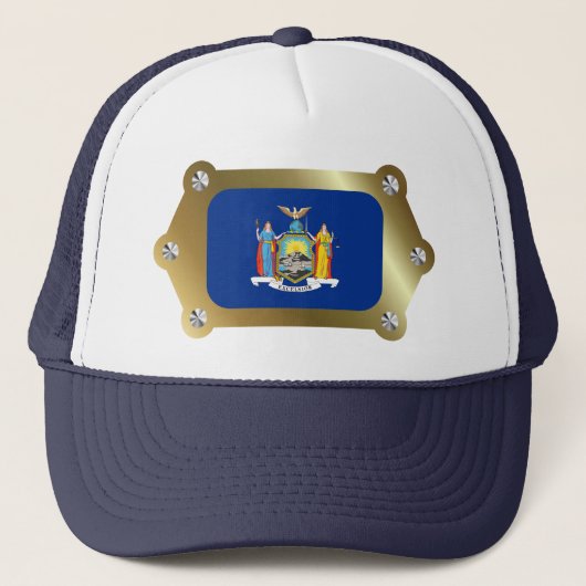 Gerahmter Flag-Hat Truckerkappe (Vorderseite)