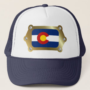 Gerahmter Flag-Hut Colorado Truckerkappe