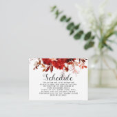 Gerahmter Hochzeitskalender für Rustikale Schönhei Begleitkarte (Stehend Vorderseite)