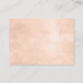 Gerahmter Hochzeitskalender für Rustikale Schönhei Begleitkarte (Rückseite)