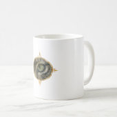 Gerahmter Iberischer Luchs Eye Kaffeetasse (VorderseiteRechts)