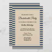 Gerahmter Junggeselinnen-Abschied Einladung (Vorne/Hinten)