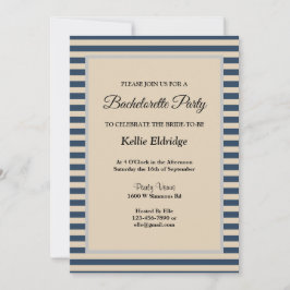 Gerahmter Junggeselinnen-Abschied Einladung