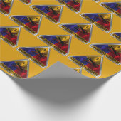 gerahmter Patch für die gepanzerte Division Geschenkpapier (Ecke)