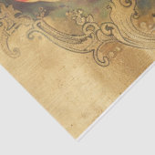 Gerahmter Santa Santa Santa Santa Santa Seidenpapier (Ausschnitt)