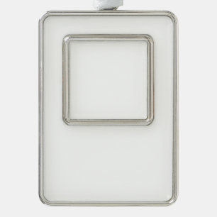 Gerahmter Schmuck Rahmen-Ornament Silber