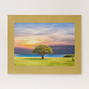 Gerahmter Solitärbaum Puzzle