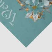 Gerahmter Vogelkäfig und Skriptdekoupage Seidenpapier (Detail)