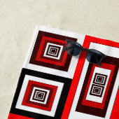 Gerahmtes Badetuch (Beispiel)