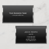 Gerahmtes berufliches Metall Visitenkarte (Vorne/Hinten)