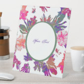 Gerahmtes Design Sockelschild (In Situ)