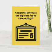 Gerahmtes Diplom - Abschluss Karte (Vorderseite)