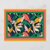 Gerahmtes, farbiges Blatt Postkarte (Vorderseite)