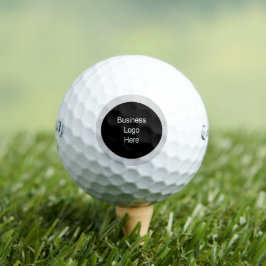 Gerahmtes Firmenlogo Golfball