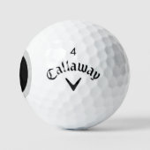 Gerahmtes Firmenlogo Golfball (Logo)