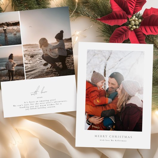 gerahmtes Foto elegant und fröhlich Weihnachten