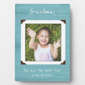 Gerahmtes Foto Plaque für Oma / Opa Fotoplatte (Vorderseite)