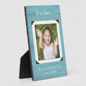 Gerahmtes Foto Plaque für Oma / Opa Fotoplatte (Seite)