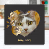 Gerahmtes Foto Text Easel Zurück Fotoplatte