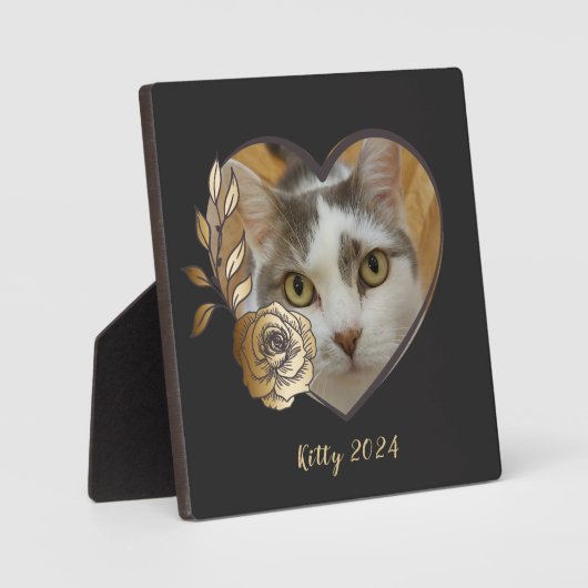 Gerahmtes Foto Text Easel Zurück Fotoplatte (Vorderseite)