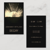 Gerahmtes Fotobildabdeckungs-VinylVintage Kunst Visitenkarte (Vorne/Hinten)