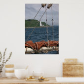 Gerahmtes Leuchtturm Poster (Küche)