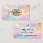 Gerahmtes Logo QR Code Shop Beilage Visitenkarte (Vorne/Hinten)