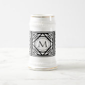 Gerahmtes Monogramm Bierglas (Mittel)