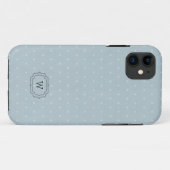 Gerahmtes Monogramm Case-Mate iPhone Hülle (Rückseite (Horizontal))