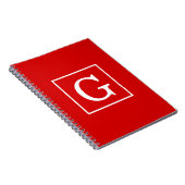 Gerahmtes Monogramm Notizblock (Rechte Seite)