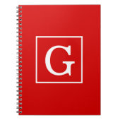 Gerahmtes Monogramm Notizblock (Vorderseite)