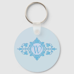 Gerahmtes Monogramm Schlüsselanhänger