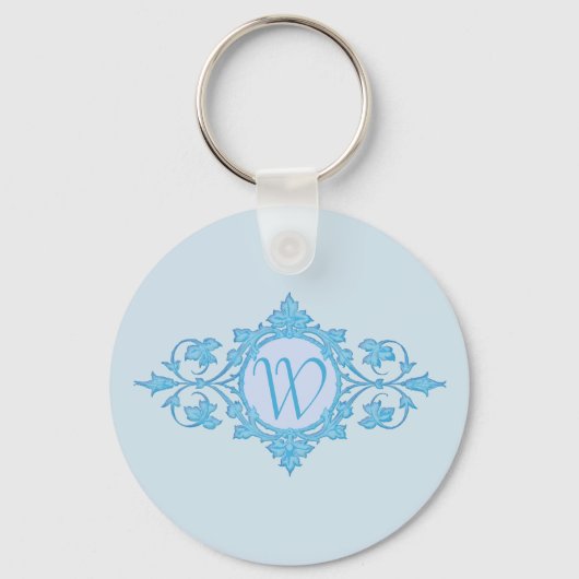 Gerahmtes Monogramm Schlüsselanhänger (Vorderseite)