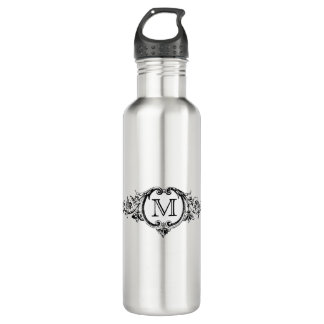 Gerahmtes Monogramm Trinkflasche