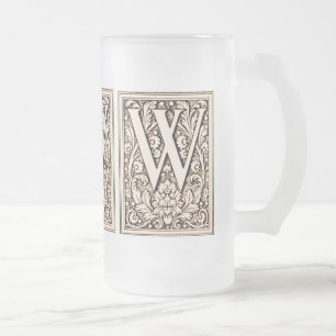 Gerahmtes Monogramm "W" - Tasse